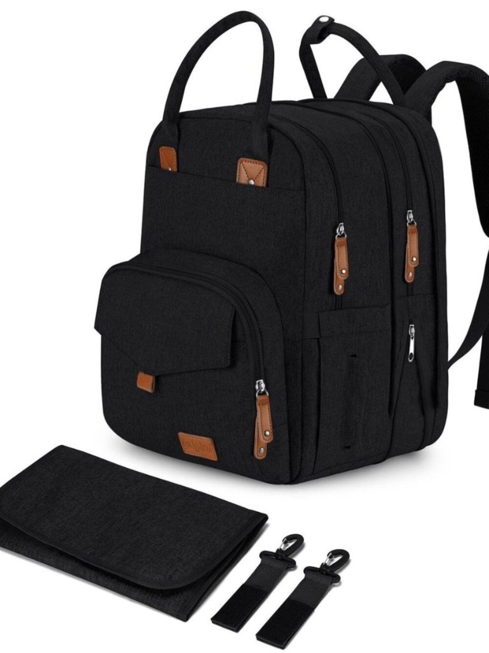 Extra Large Diaper Bag Backpack for 2 Kids Expandable 26-36L